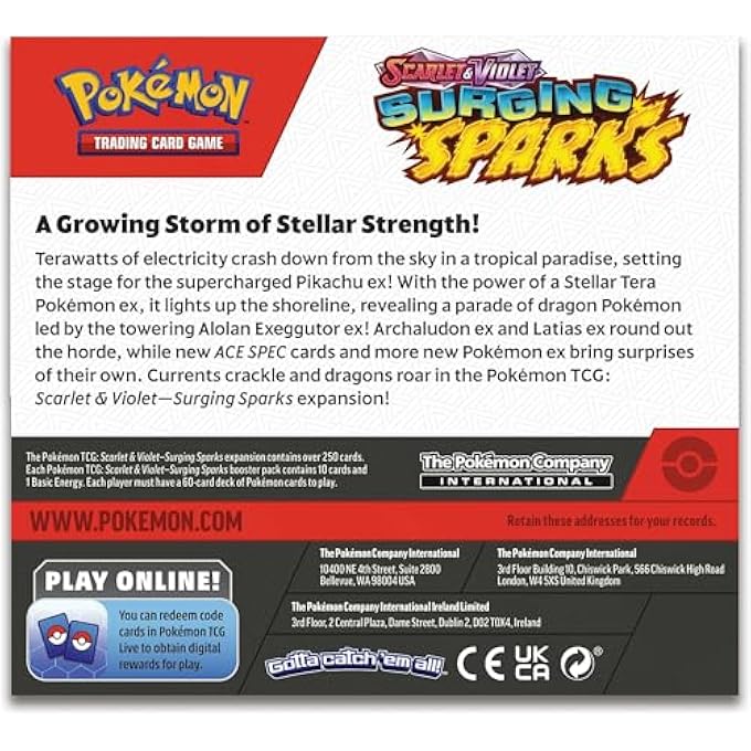 rayihni POKEMON TCG: SCARLET & VIOLET - SURGING SPARKS BOOSTER DISPLAY BOX - Image 3